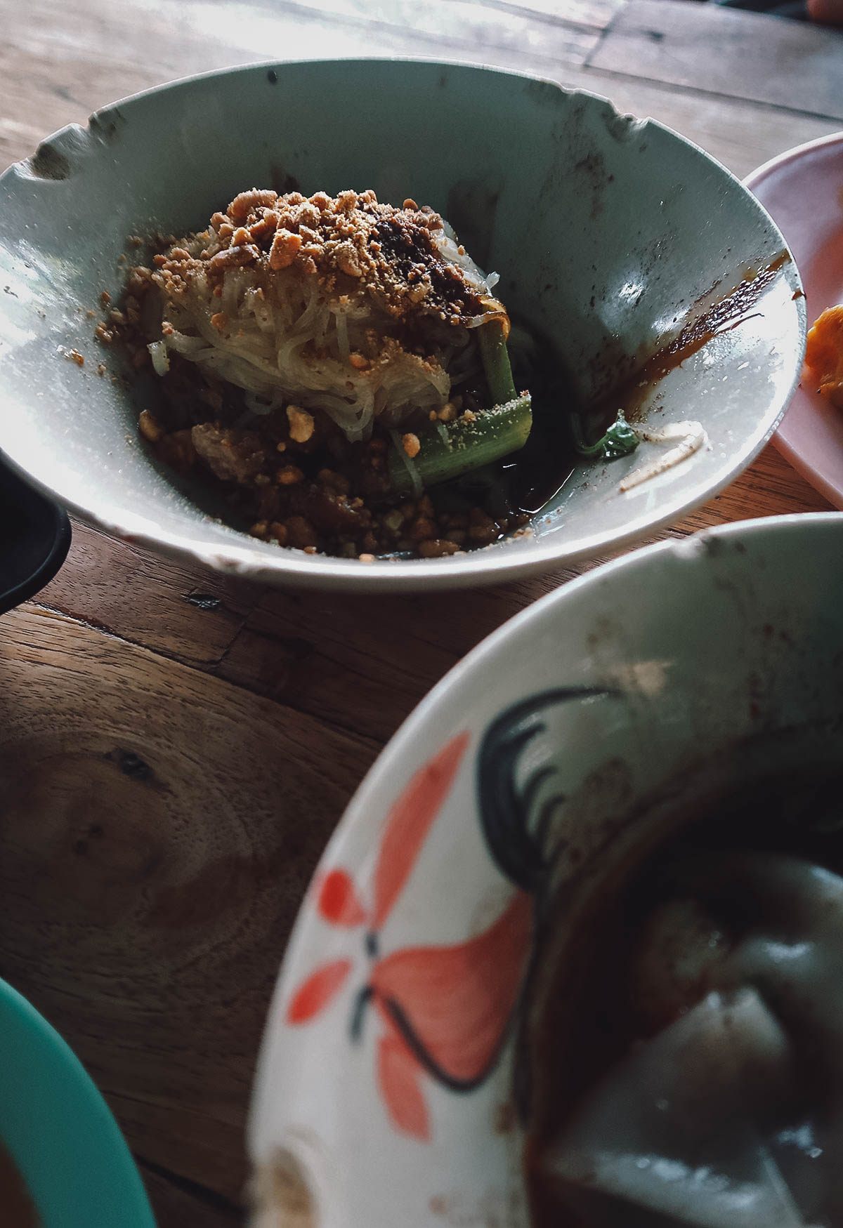 Boat noodles in Bangkok