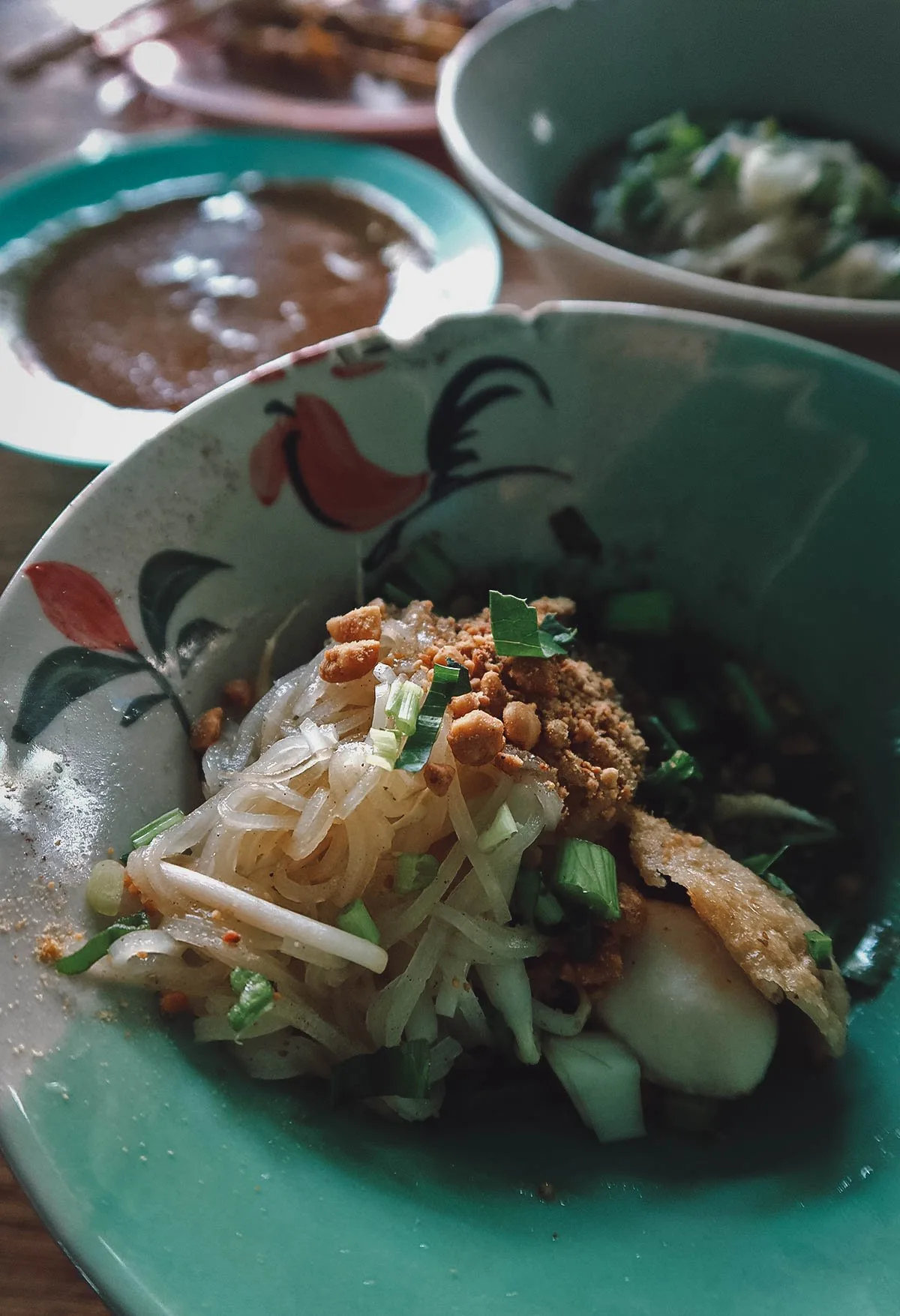 Boat noodles in Bangkok