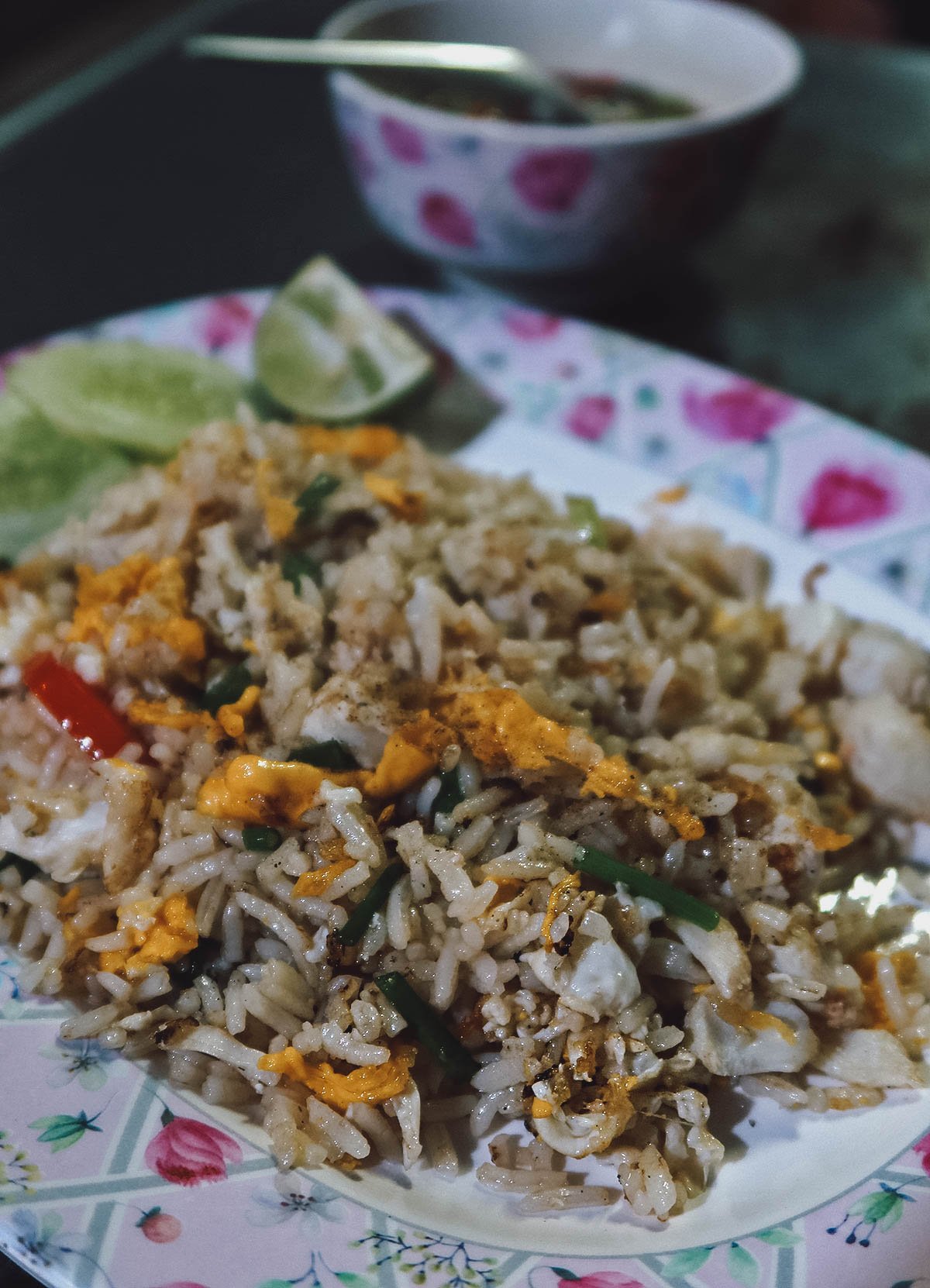 Crab rice in Bangkok