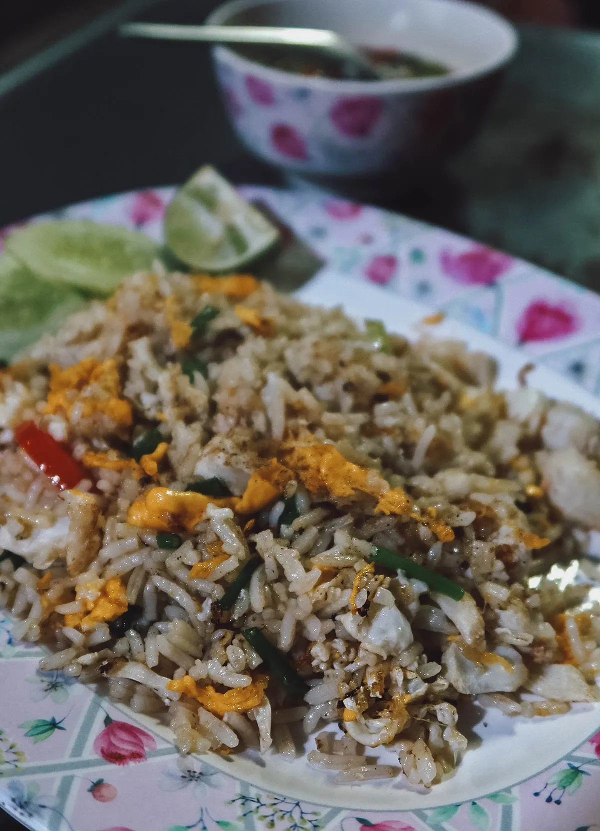 Crab rice in Bangkok