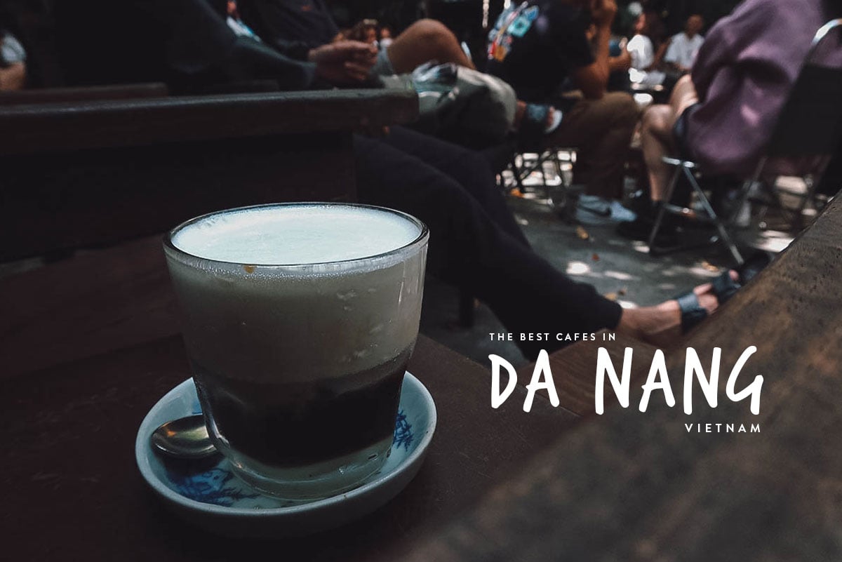 Salt coffee in Da Nang, Vietnam