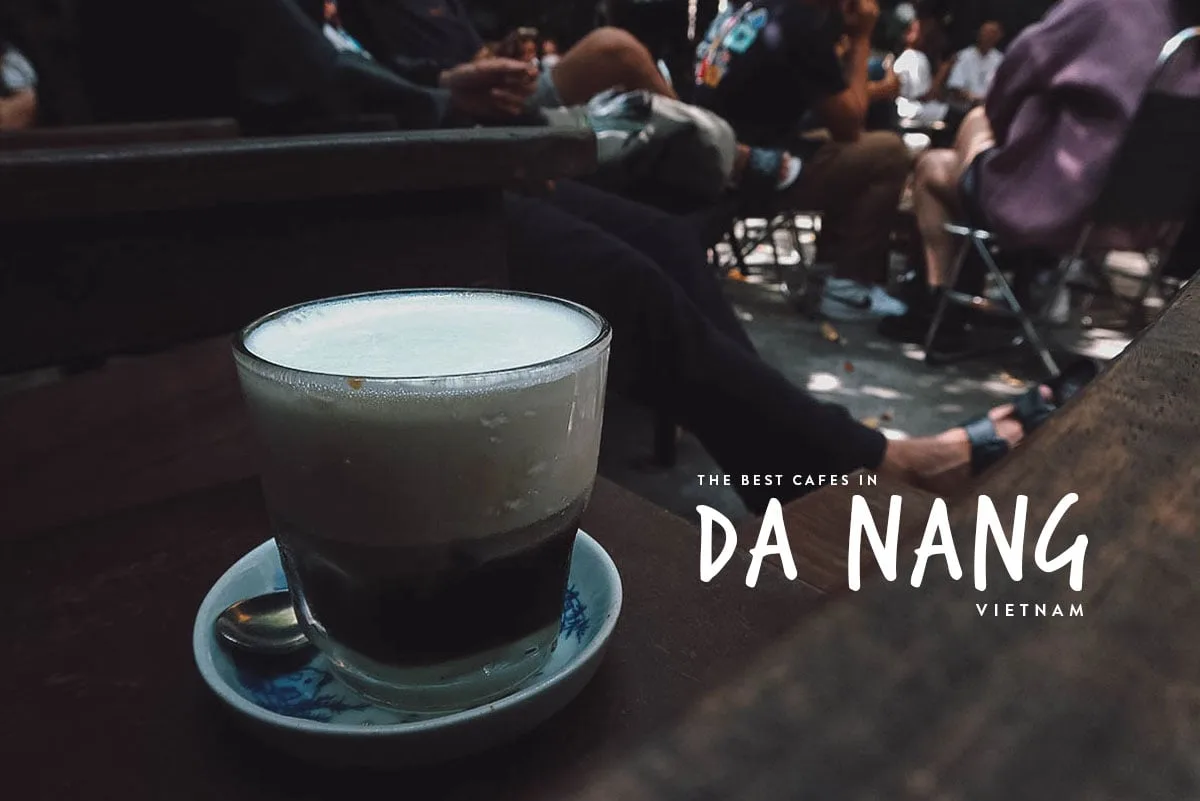 Salt coffee in Da Nang, Vietnam