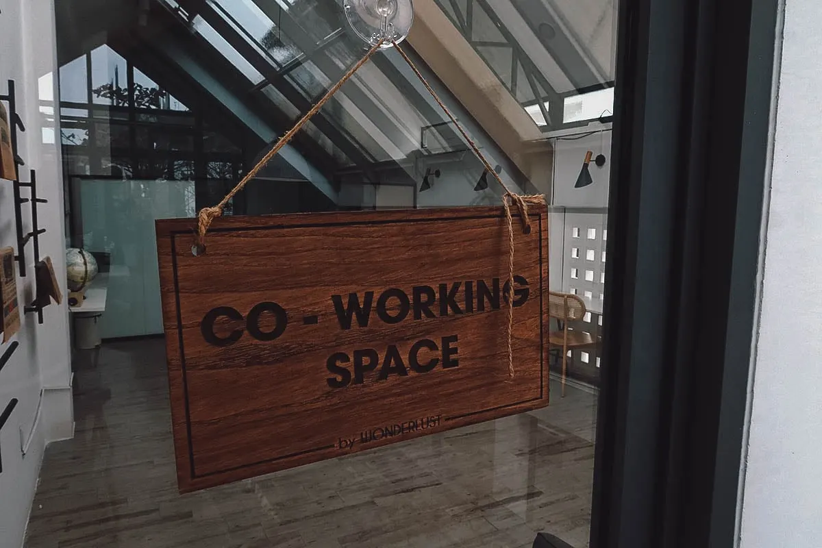 Wonderlust cafe co-working space