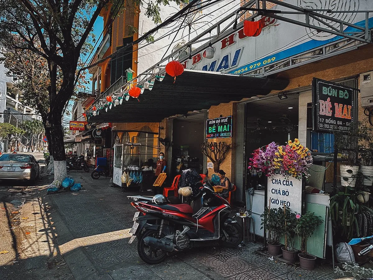 Bun Bo Be Mai restaurant in Da Nang