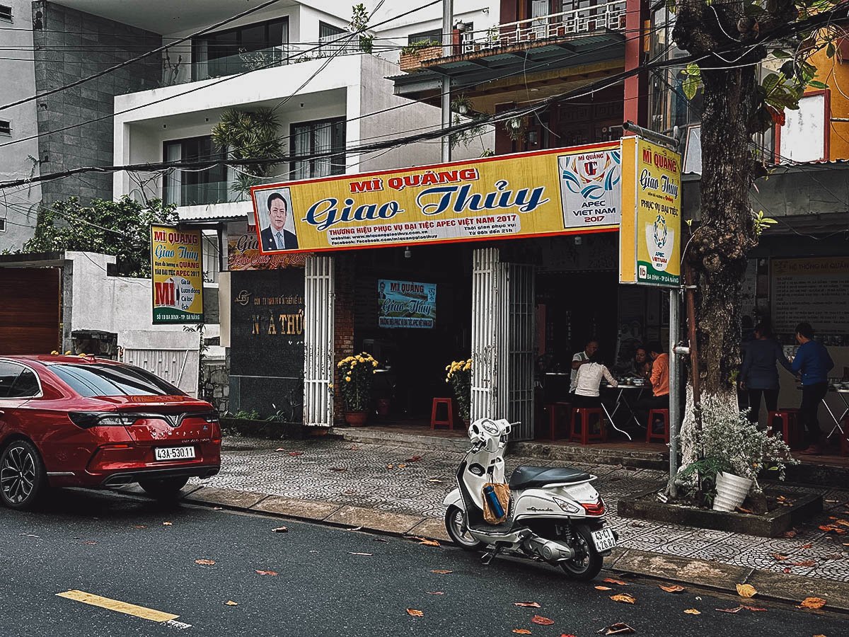 Mi Quang Giao Thuy restaurant in Da Nang, Vietnam