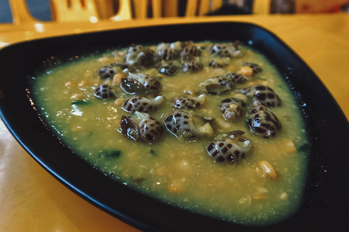 Snails at a restaurant in Da Nang