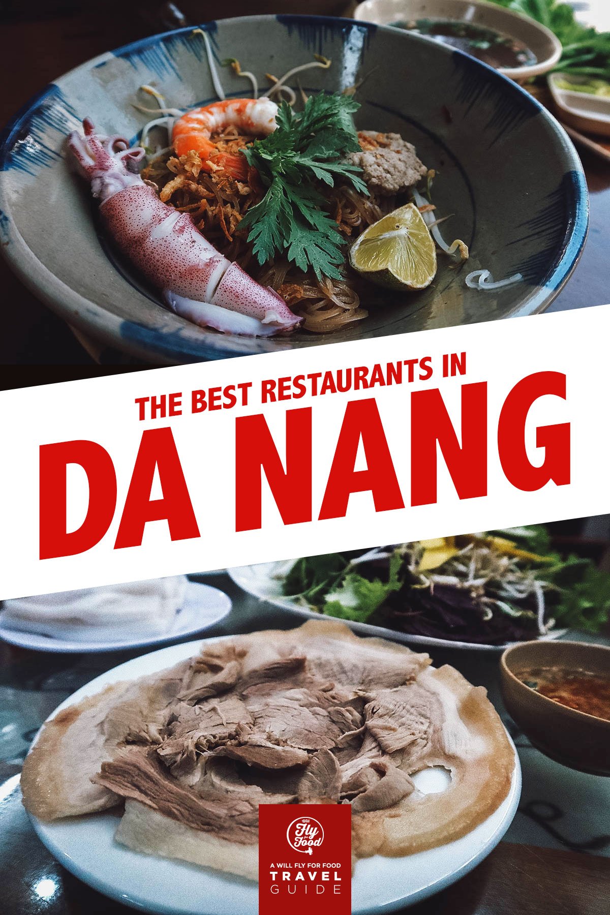 Vietnamese dishes from restaurants in Da Nang, Vietnam