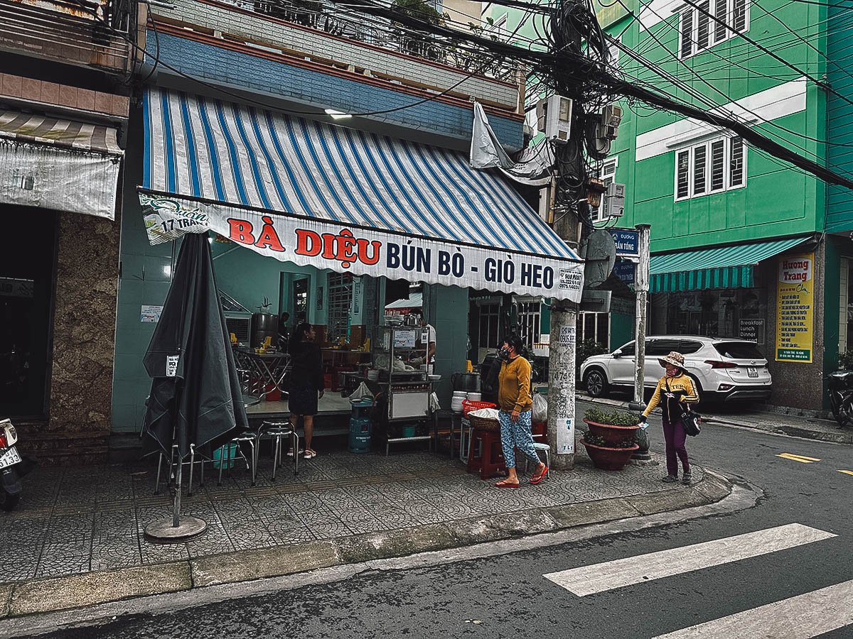 Bun Bo Ba Dieu restaurant in Da Nang