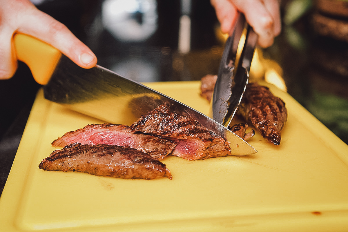 Australian kangaroo steak