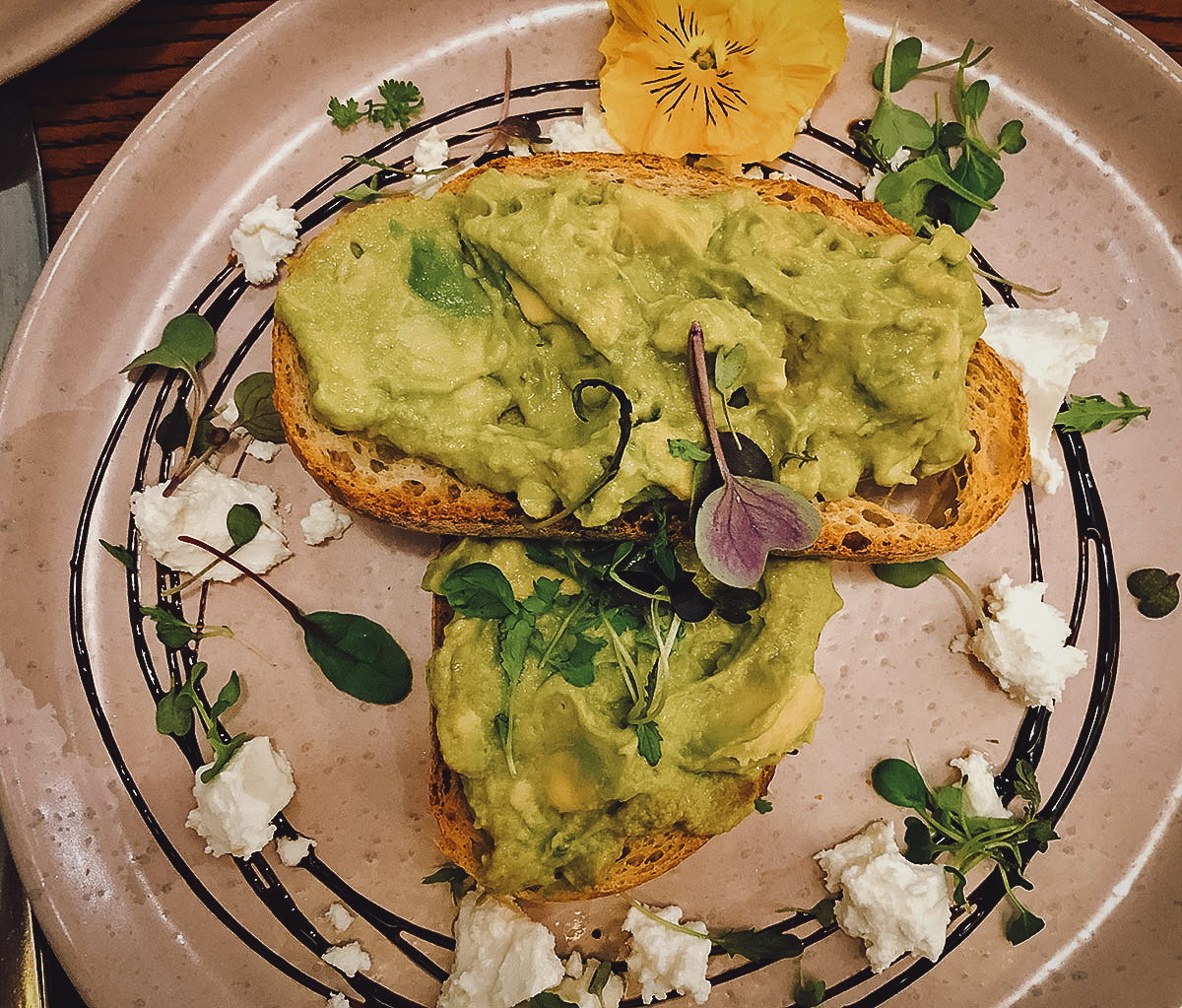 Australian smashed avo