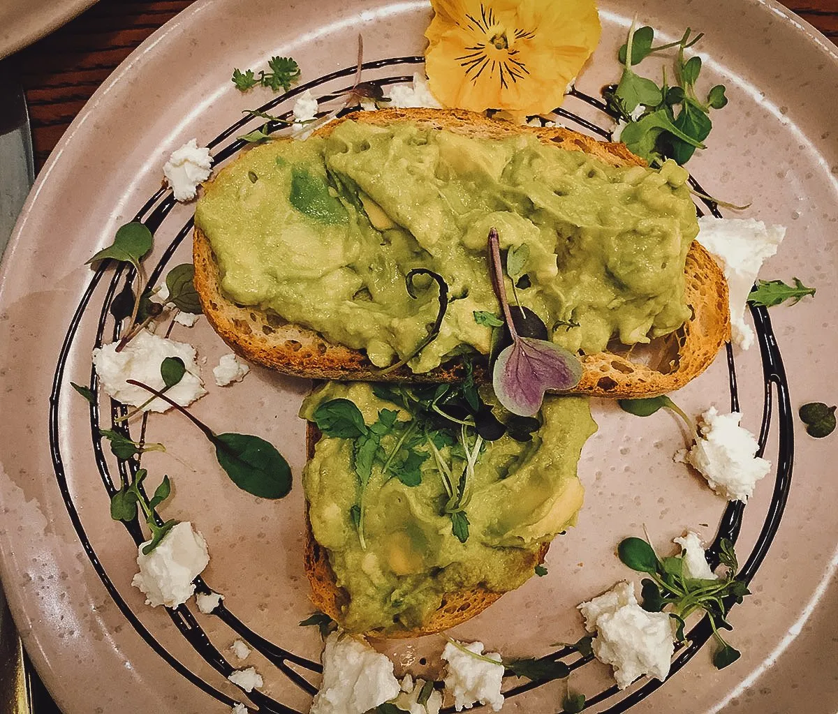 Australian Food Australian smashed avo