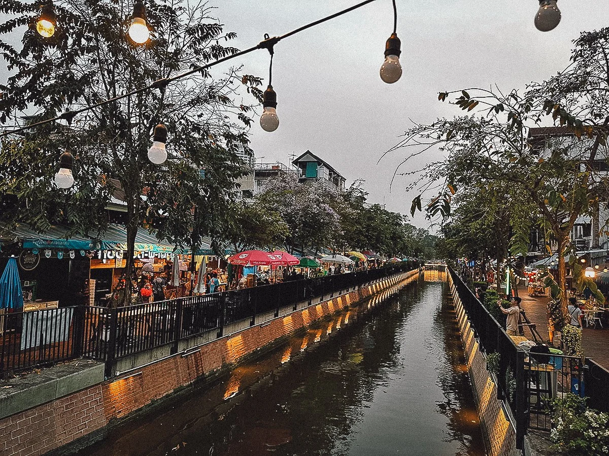 Ong Ang Walking Street in Bangkok