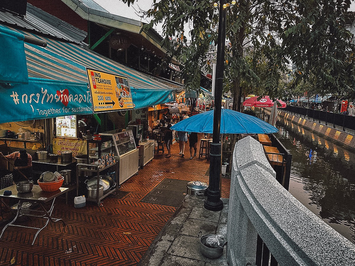 Ong Ang Walking Street in Bangkok