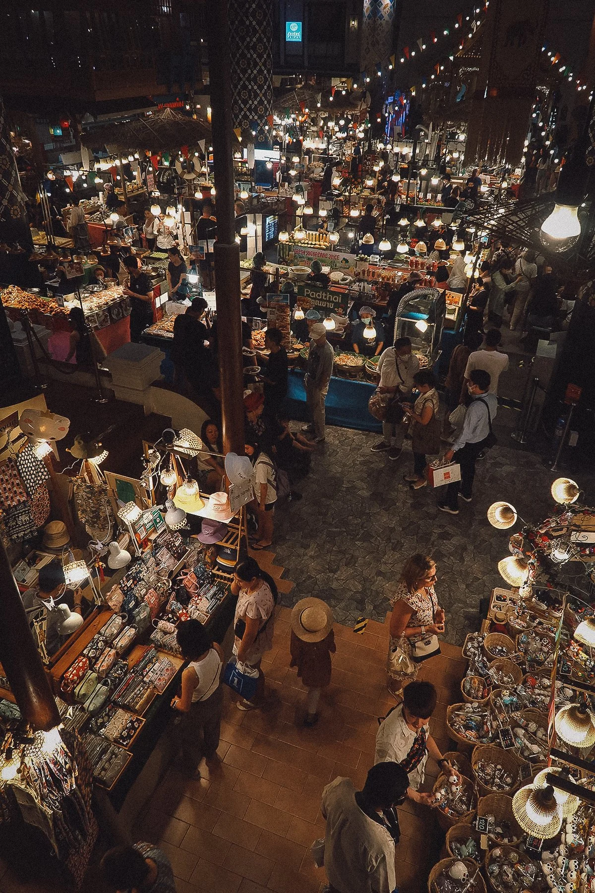 Sooksiam floating market in Bangkok