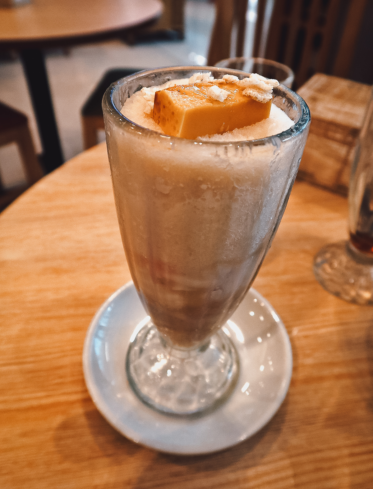 Halo-halo at a restaurant in Manila