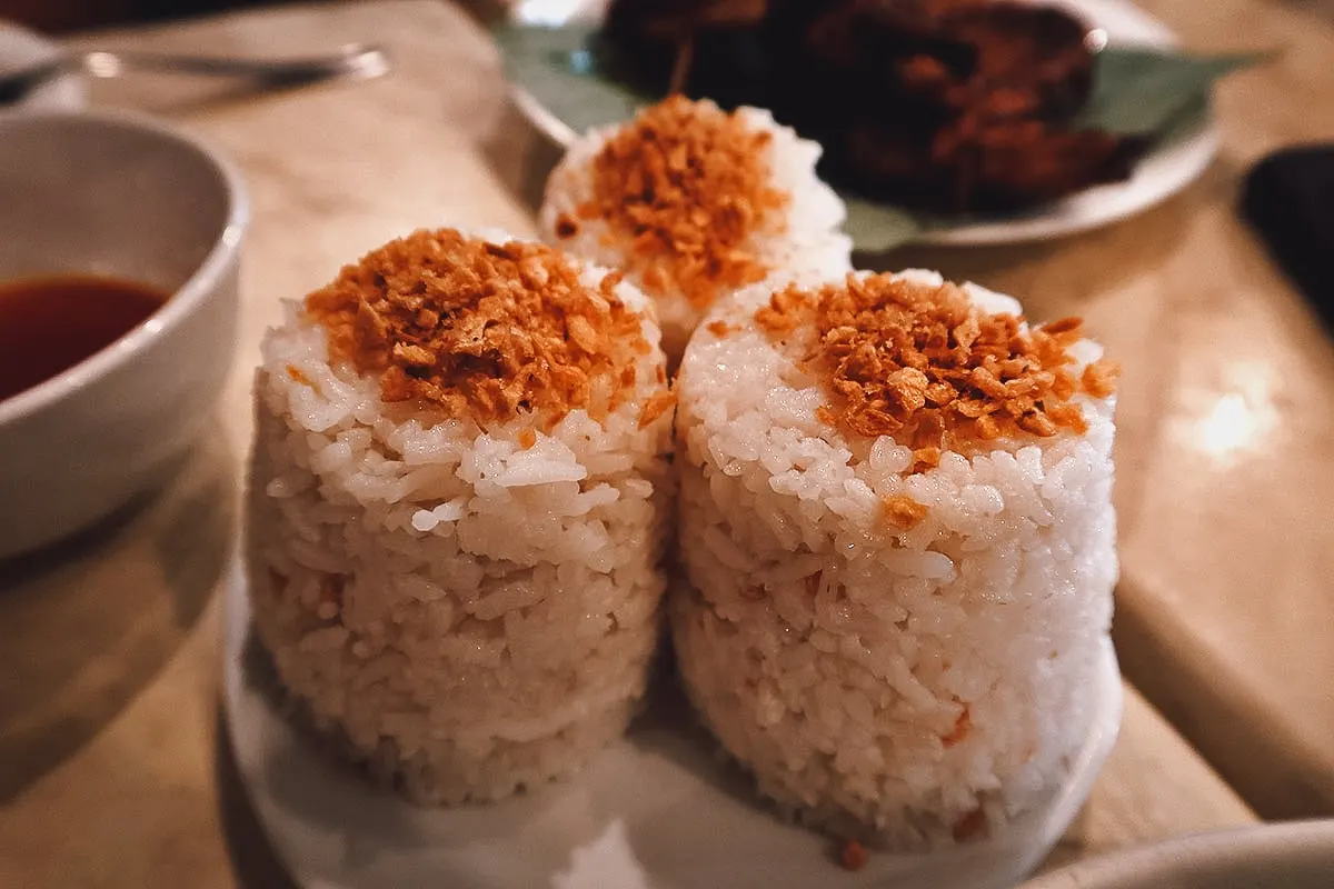 The Best Restaurants in Manila Garlic rice at a restaurant in Metro Manila
