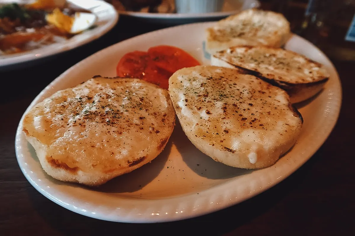 Appetizer at a restaurant in Manila