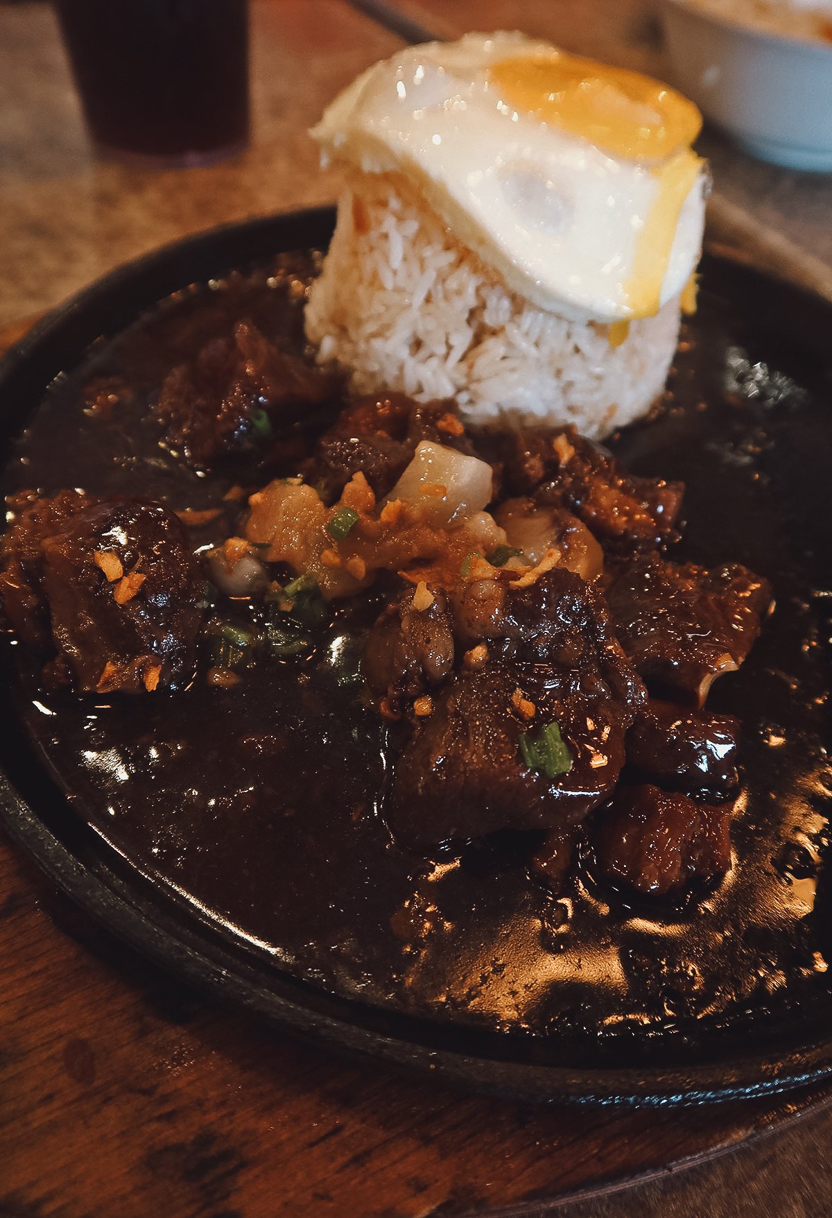 Beef pares at a restaurant in Manila