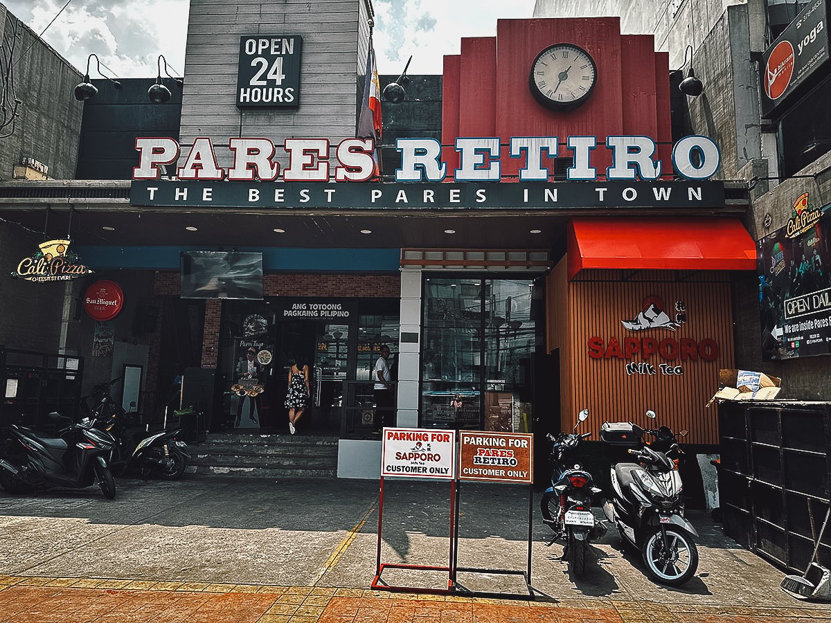 Pares Retior restaurant in Manila