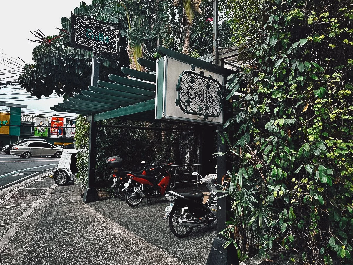 Trellis restaurant in Manila