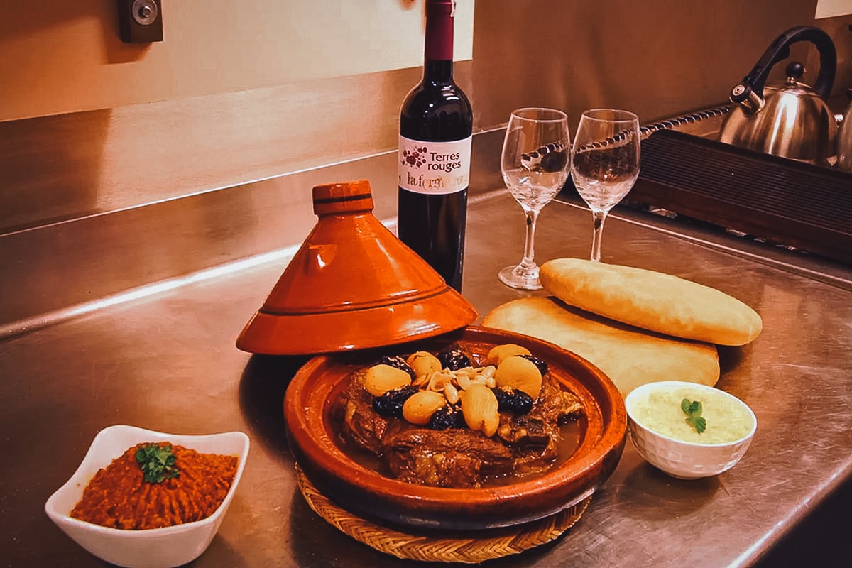 Tagine from a Moroccan cooking class