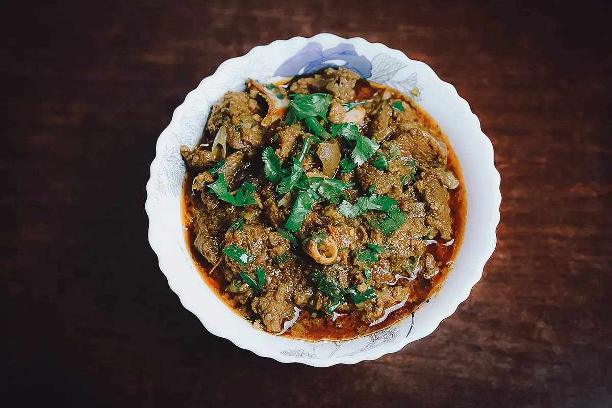Nepalese Food Nepalese khasi ko masu