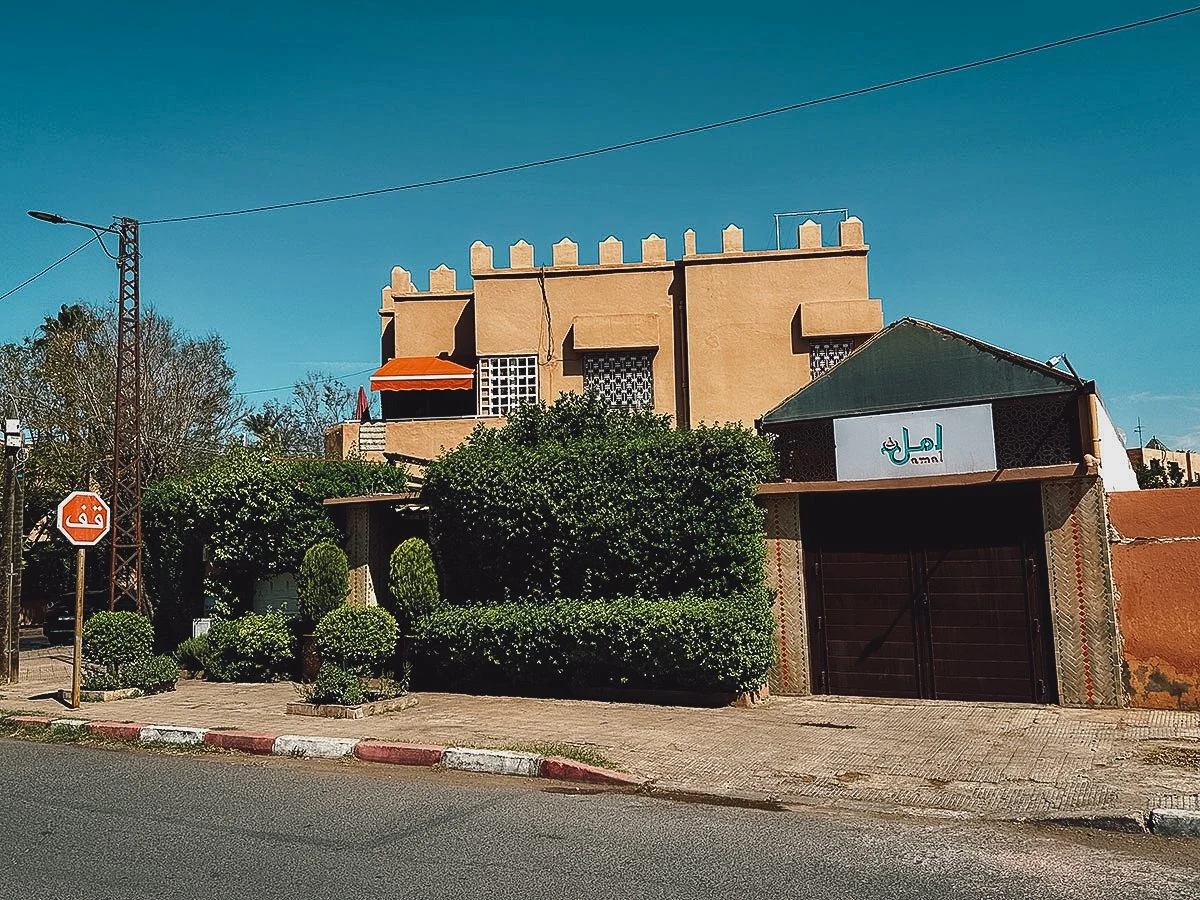 Amal restaurant in Marrakesh, Morocco