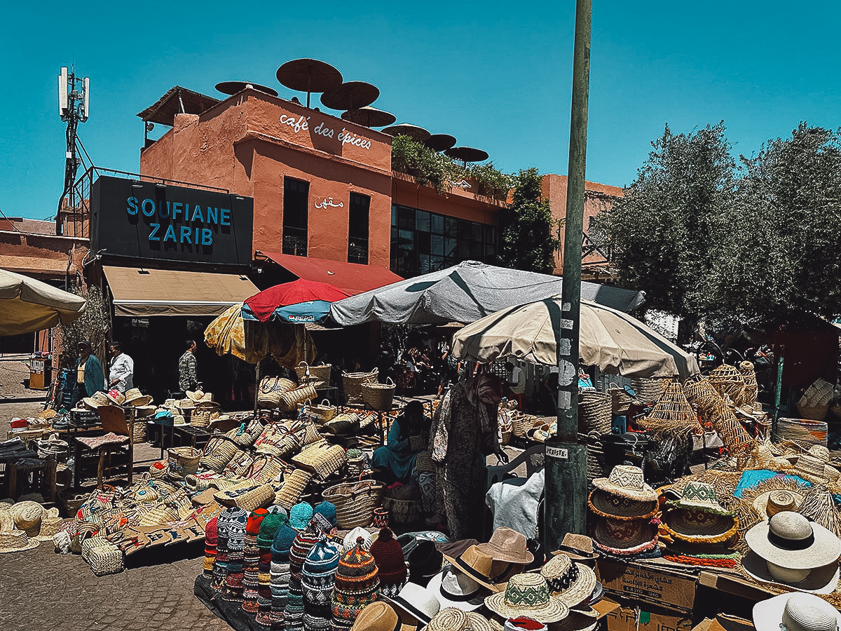 Cafe de Epices in Marrakesh, Morocco