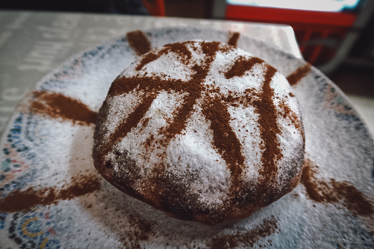 Pastilla at a restaurant in Marrakech