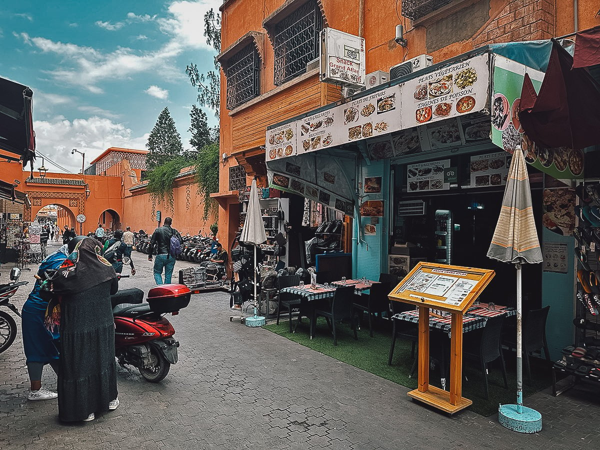 Snack Grand Atlas in Marrakech, Morocco