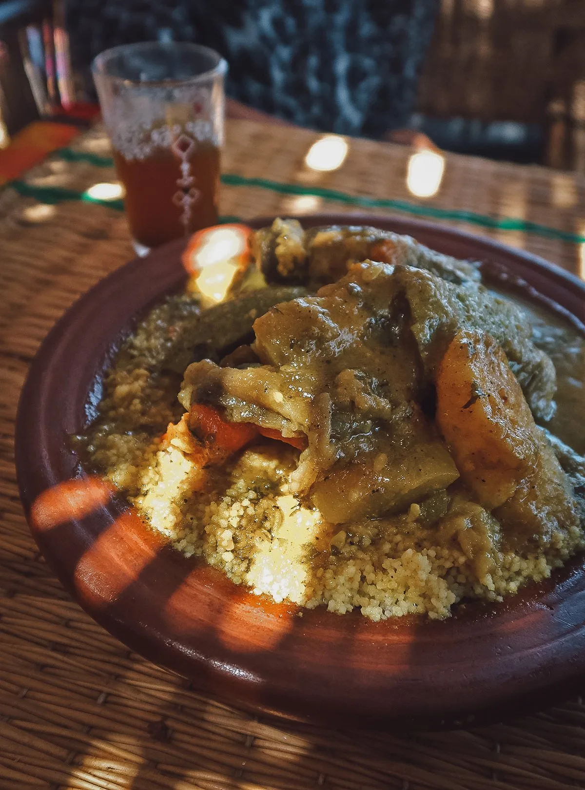 Couscous at a restaurant in Marrakech