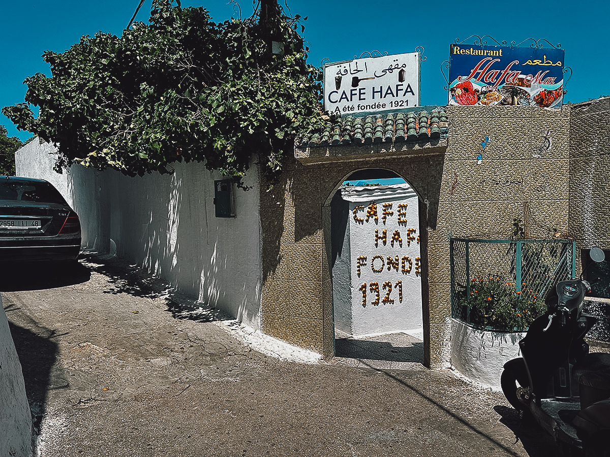 Cafe Hafa in Tangier