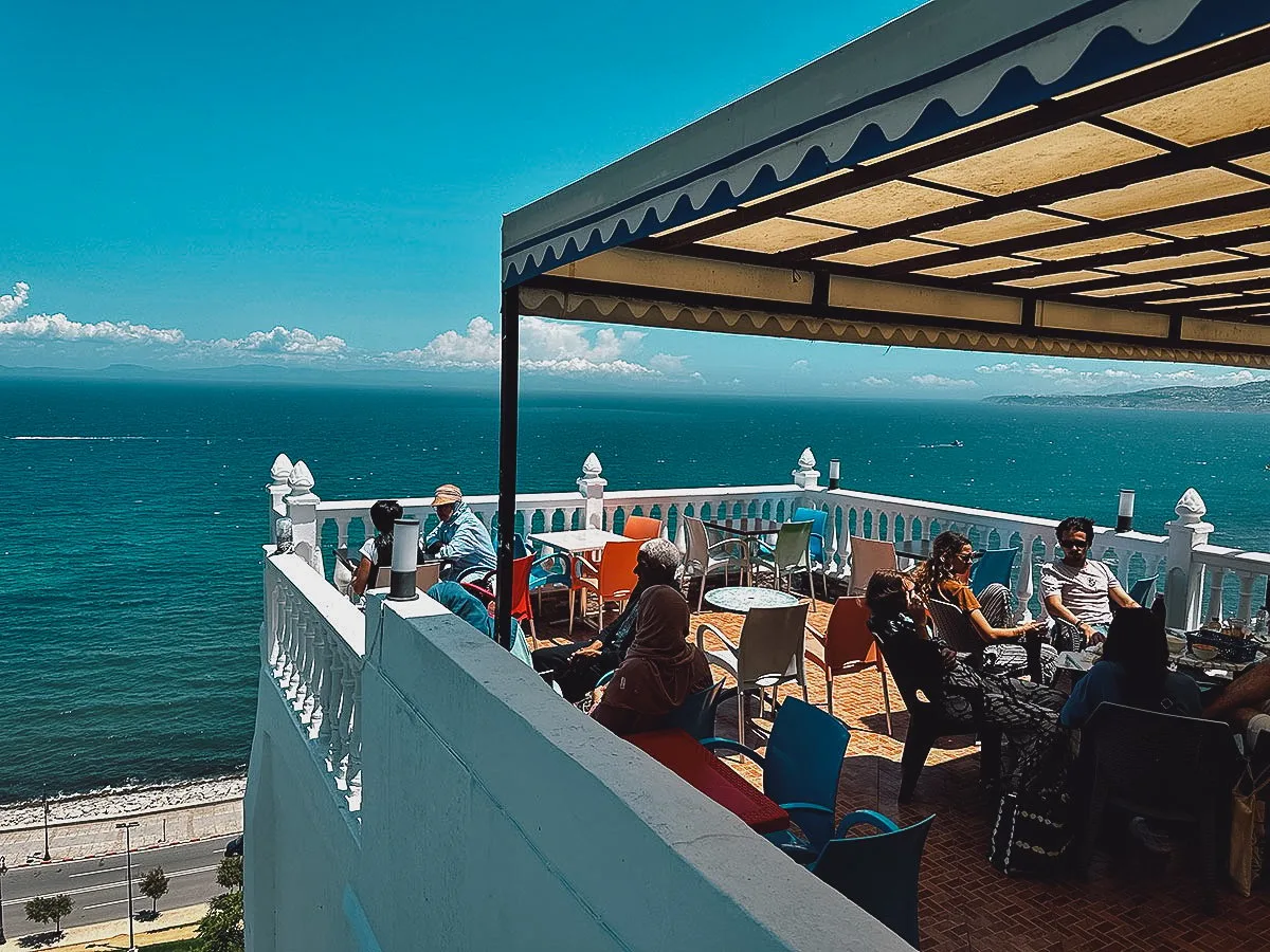 Cafe Hafa in Tangier