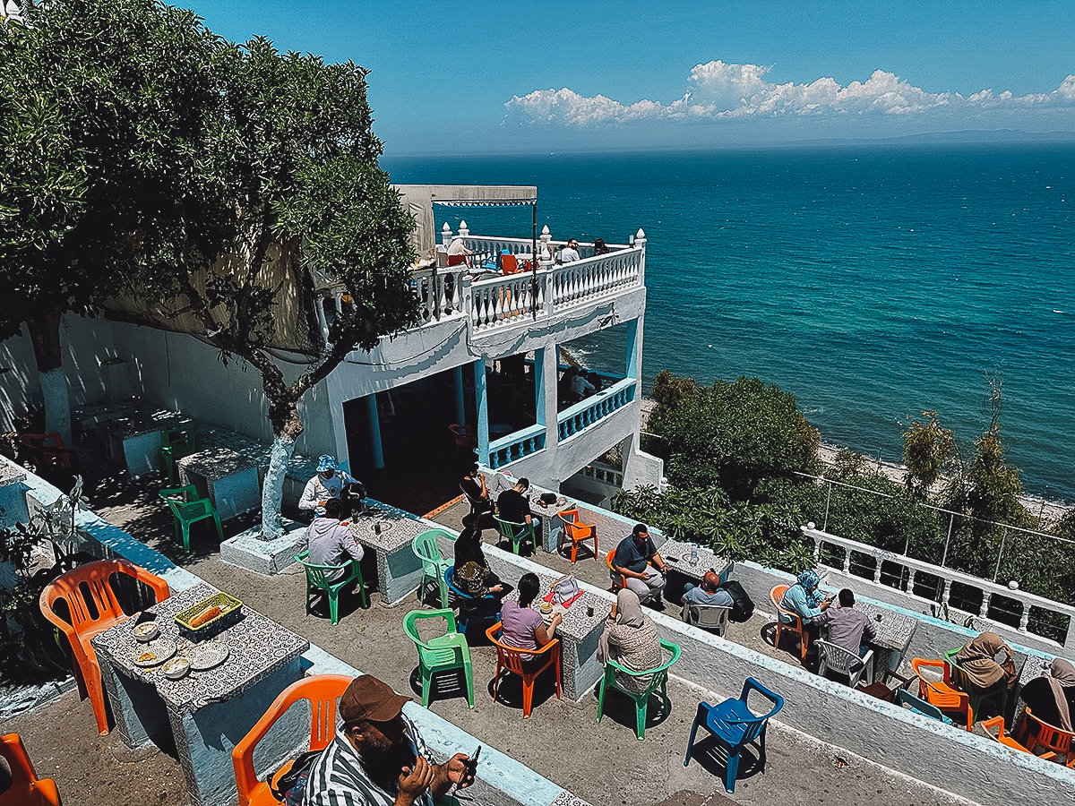 Cafe Hafa in Tangier