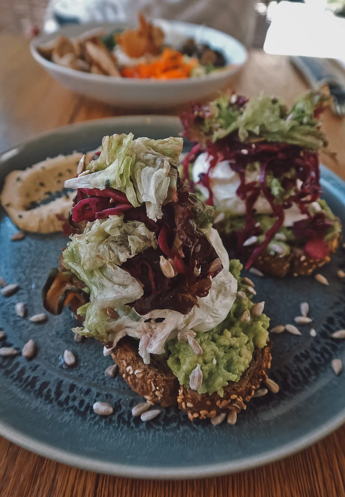 Tartine at a restaurant in Tangier