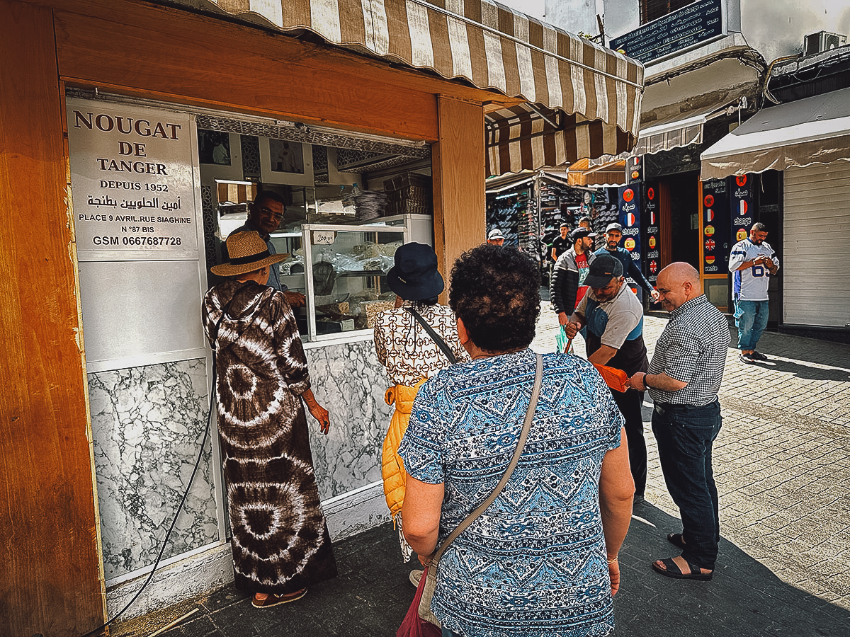 Nougat stand in Tangier