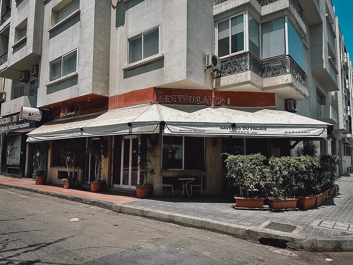 Saveurs du Palais restaurant in Casablanca, Morocco