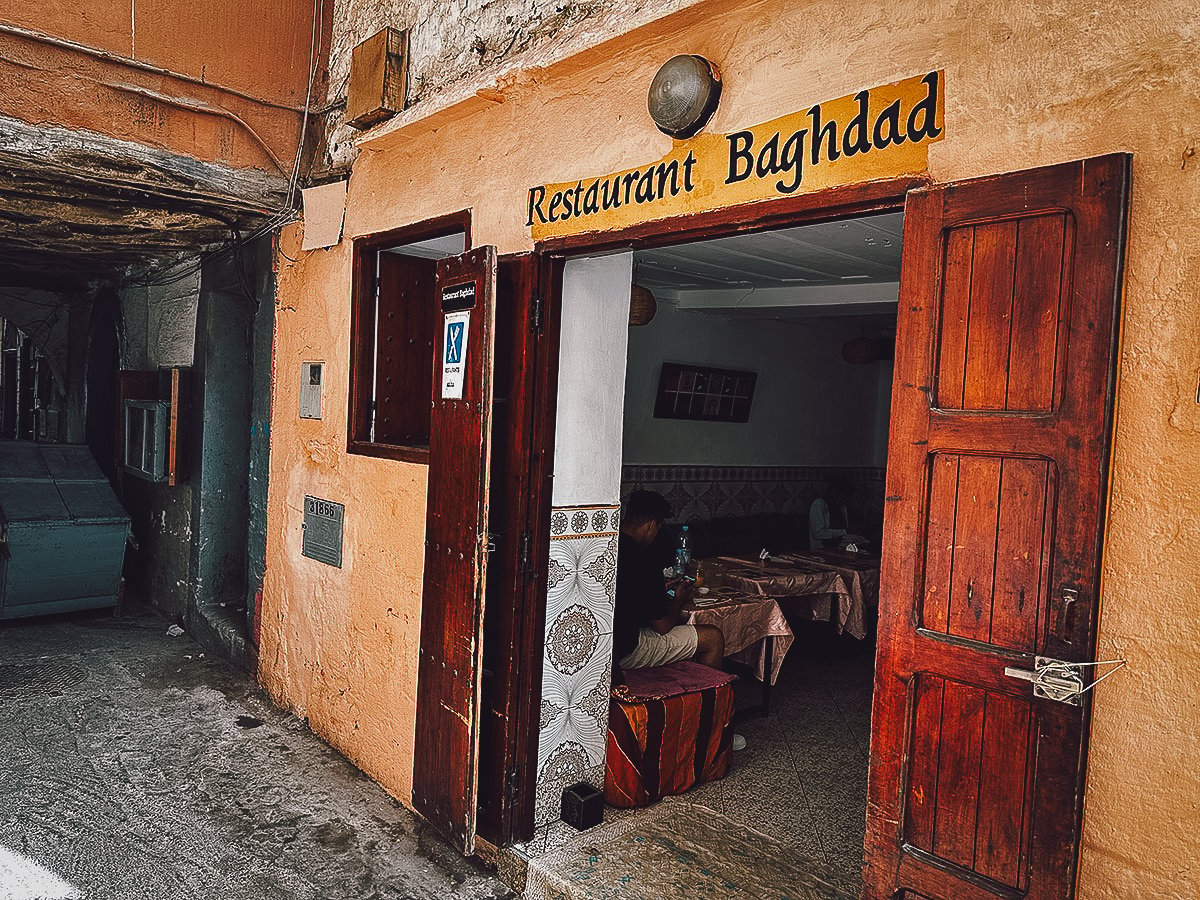 Entrance to Restaurant Baghdad