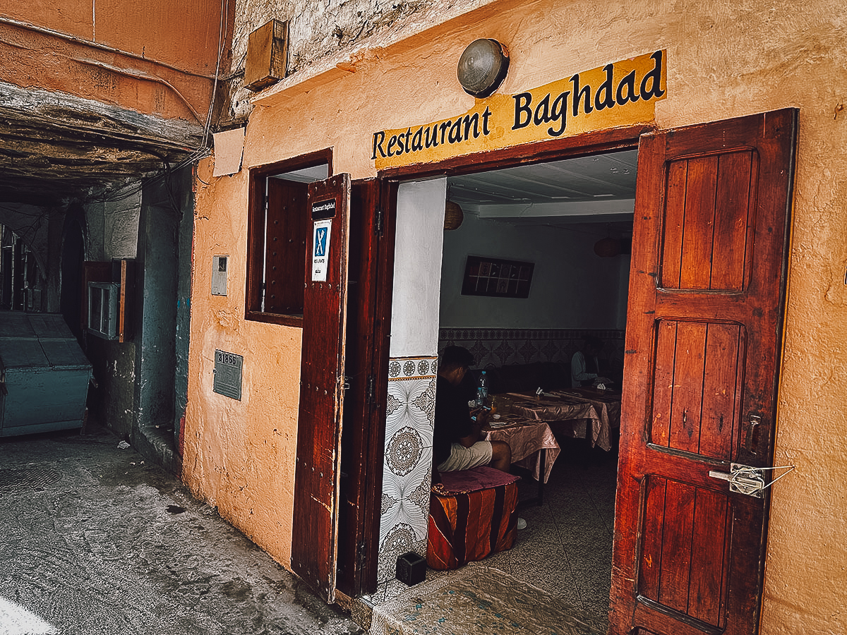 Entrance to Restaurant Baghdad