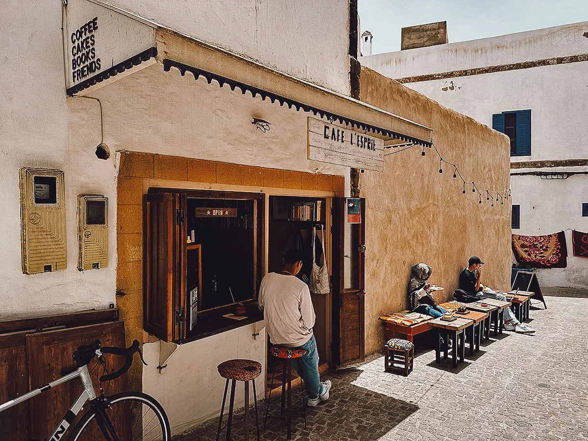 Cafe l'Esprit in Essaouira