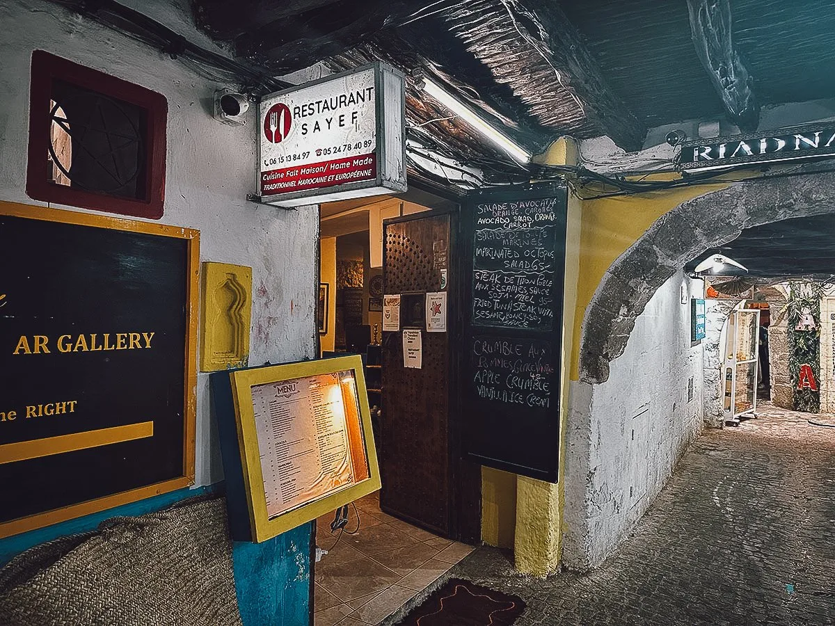 Entrance to Restaurant Sayef