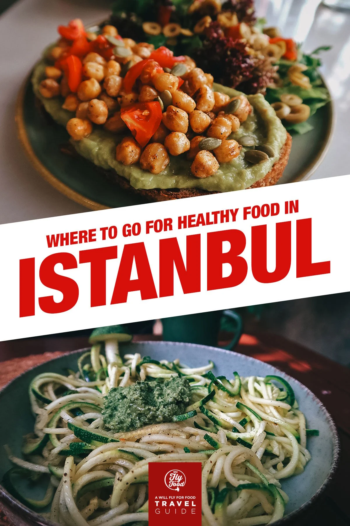 Vegetarian and vegan dishes at healthy restaurants in Istanbul