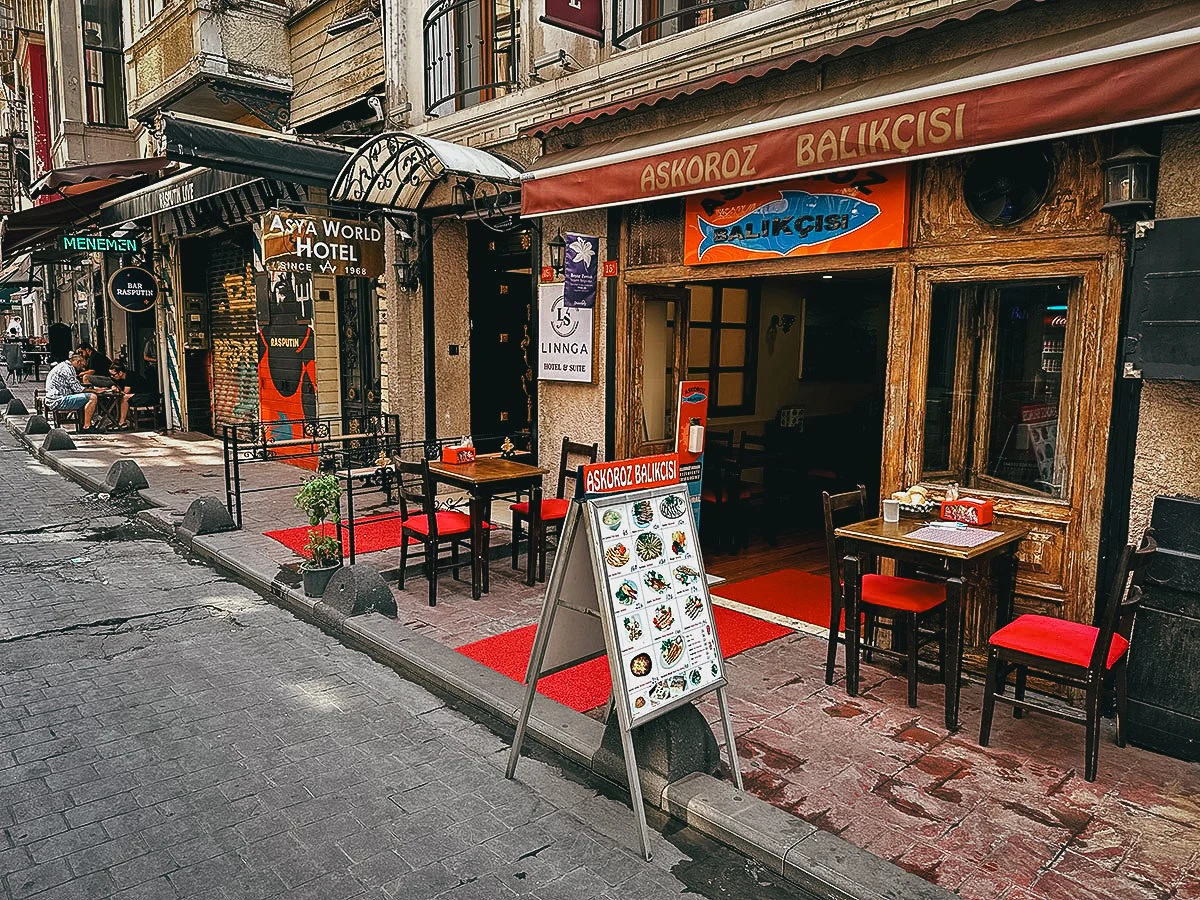 Askoroz Balikci restaurant in Istanbul