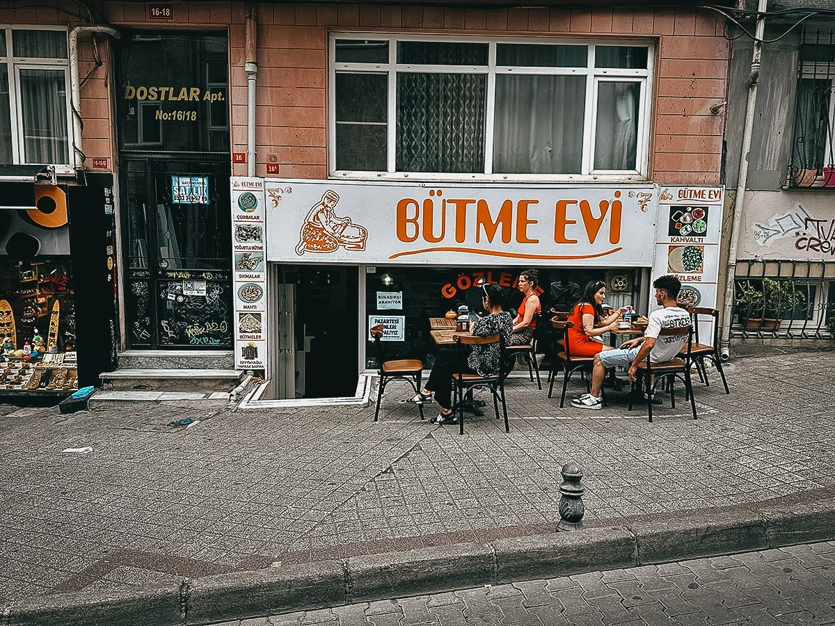 Butme Evi restaurant in Istanbul
