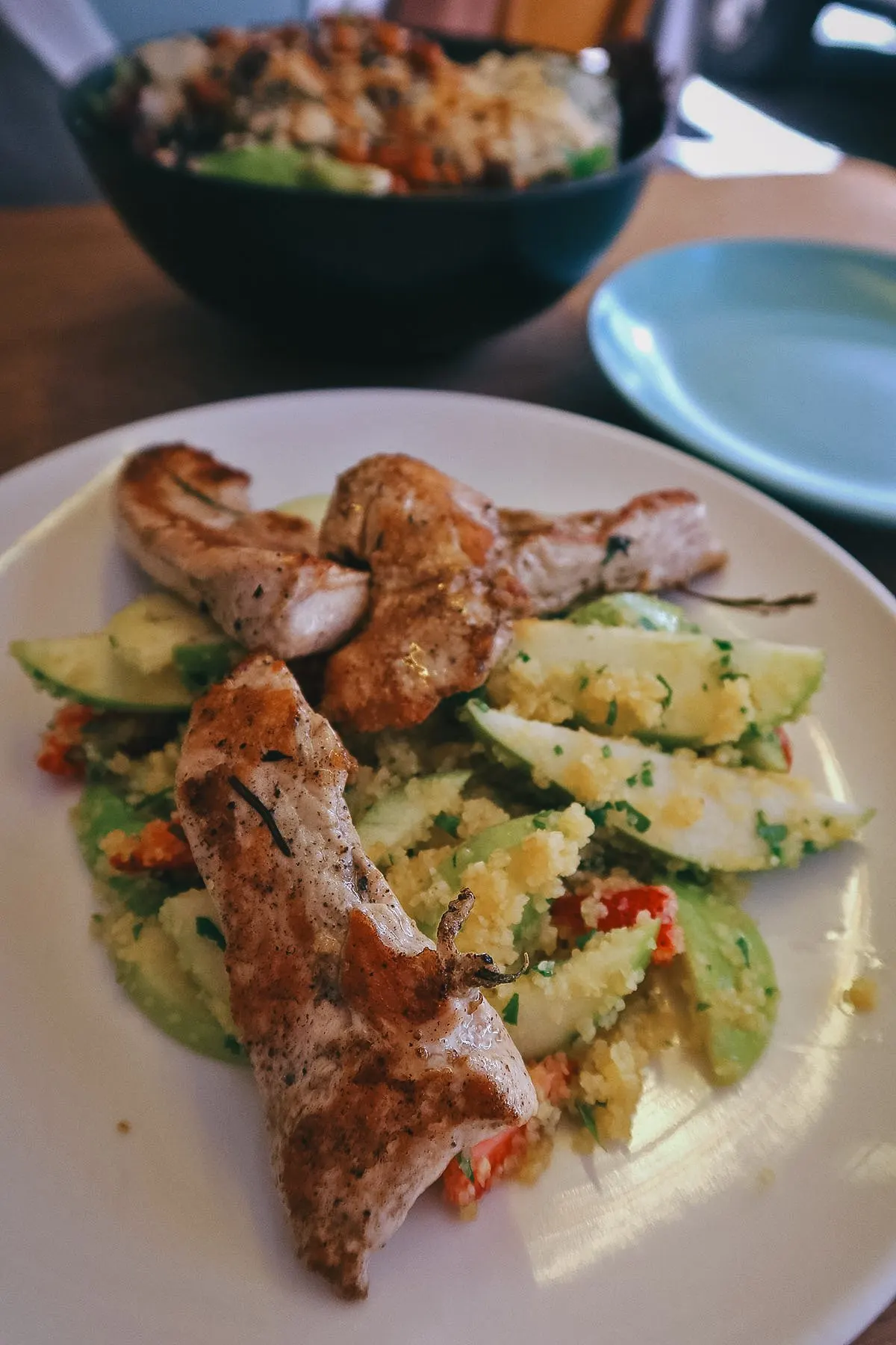 Turkey dish at a restaurant in Istanbul