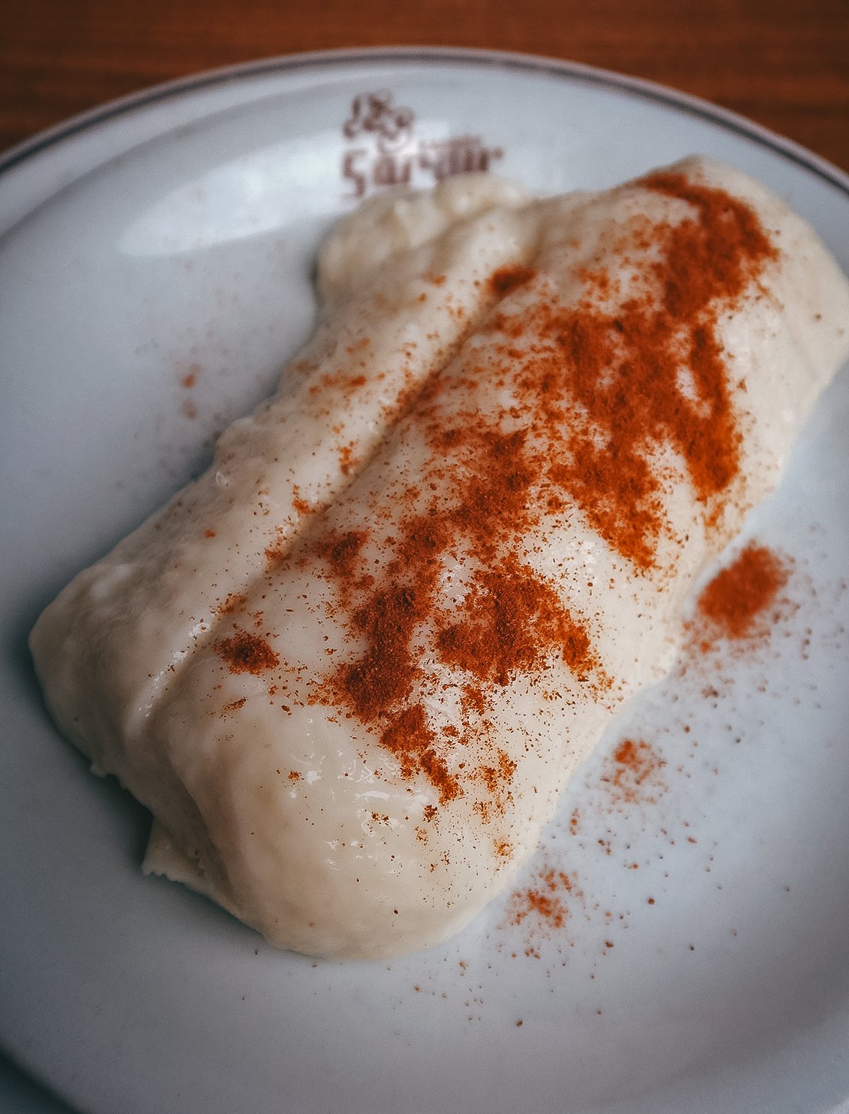 Tavukgogsu at a restaurant in Istanbul