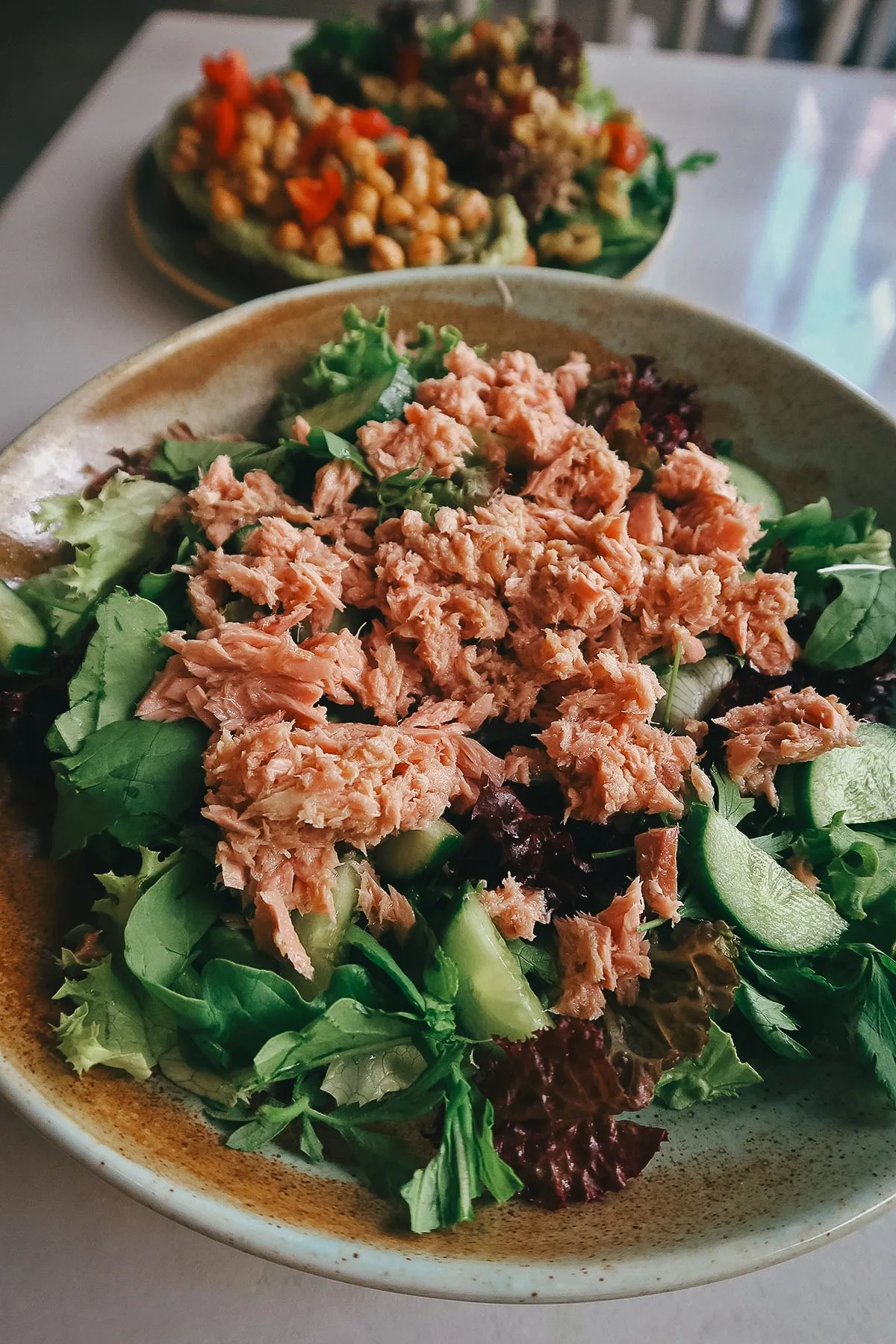 Tuna salad at a restaurant in Istanbul