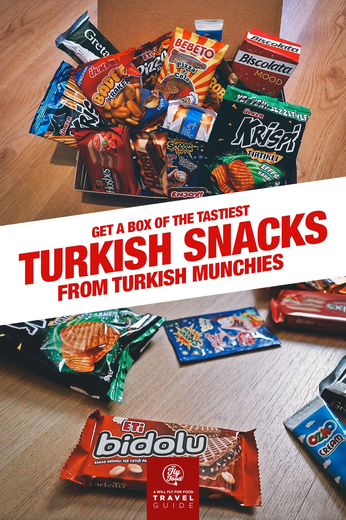 Turkish snacks from the Turkish Munchies snack box