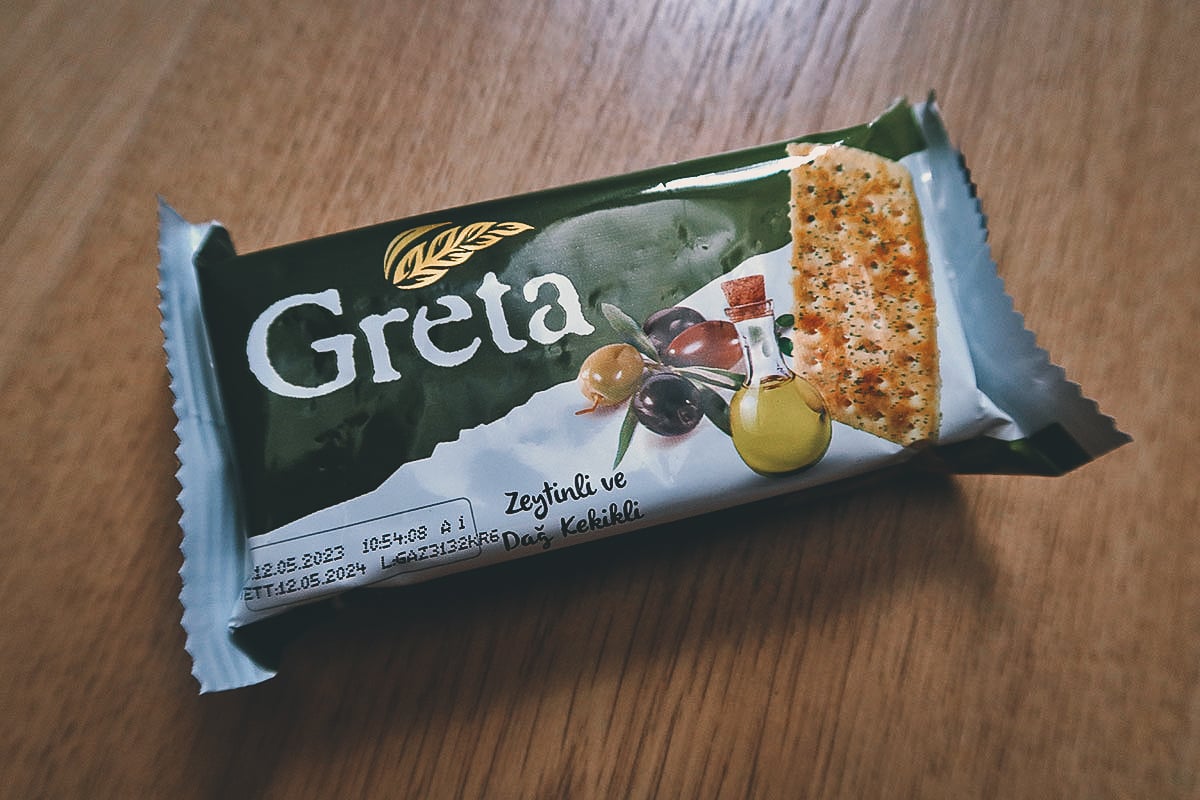 Greta crackers from Turkish Munchies