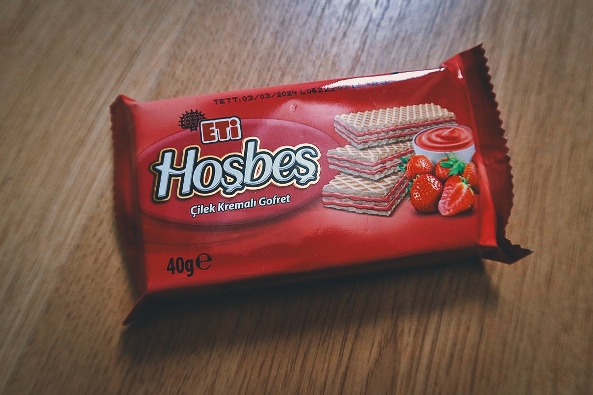 Hosbes wafers from Turkish Munchies